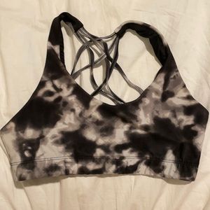 Tie dye sports bra